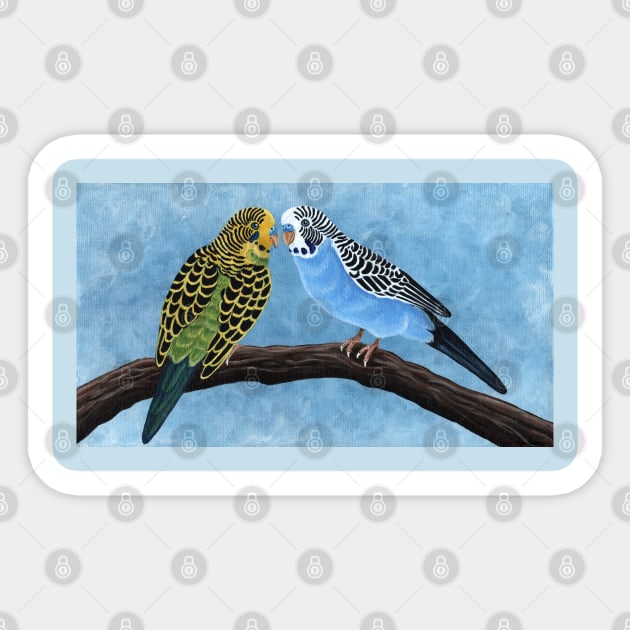 Budgies Sticker by WolfySilver